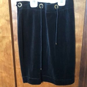 Velour skirt